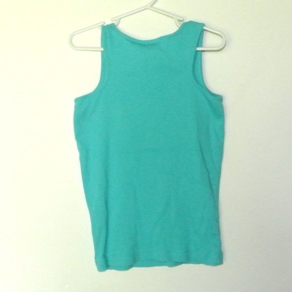 Hanna Andersson Ribbed Blue Applique Fish Tank Top - Picture 3 of 3